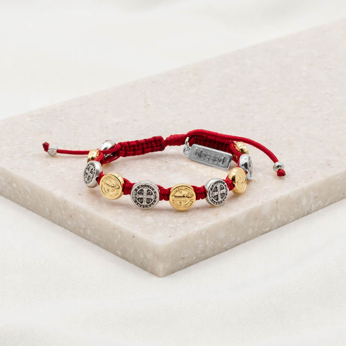 Red, White and Blue Benedictine Blessing Bracelets