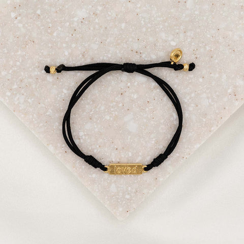 Loved - Words of Wisdom Bracelet