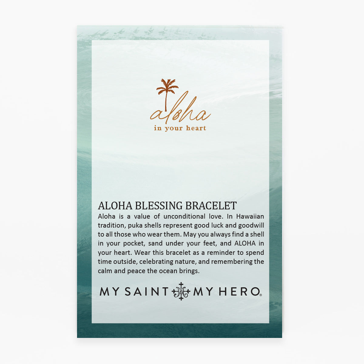 Aloha Blessing Bracelet - Giving Back to Hawaii Salvation Army Wildfire Relief