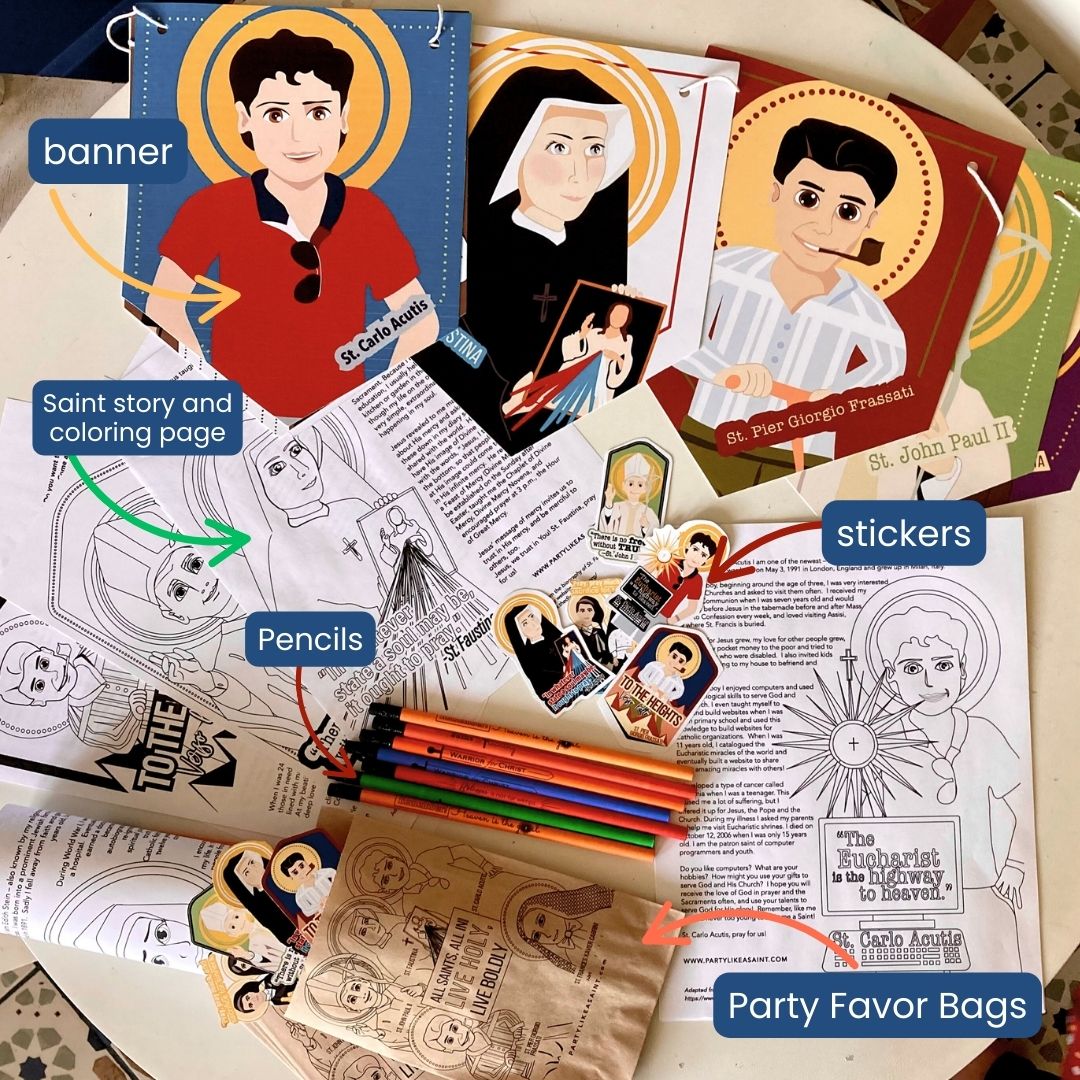 20th Century Saints Party Kit