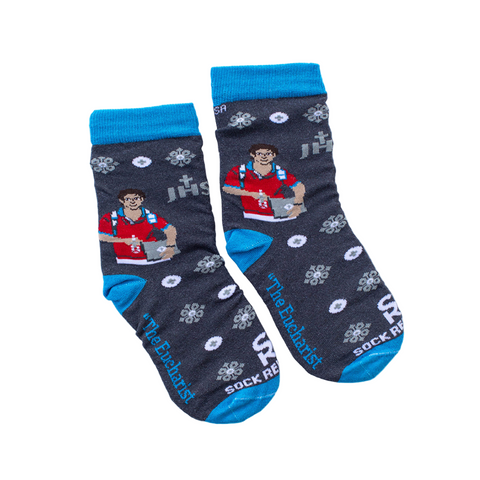 Bl. Carlo Acutis Eucharist Kids Socks