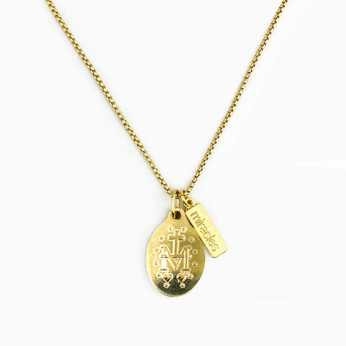 Lourdes Miraculous Mary Necklace