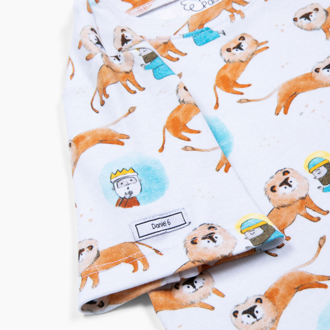 Daniel & The Lions Den PJ Shorts Set Cotton