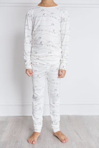 Early Sunday Morning PJ Long Sleeve Set Bamboo