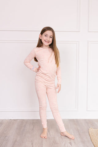 Salvation Garden Pink PJ Long Sleeve Set Bamboo