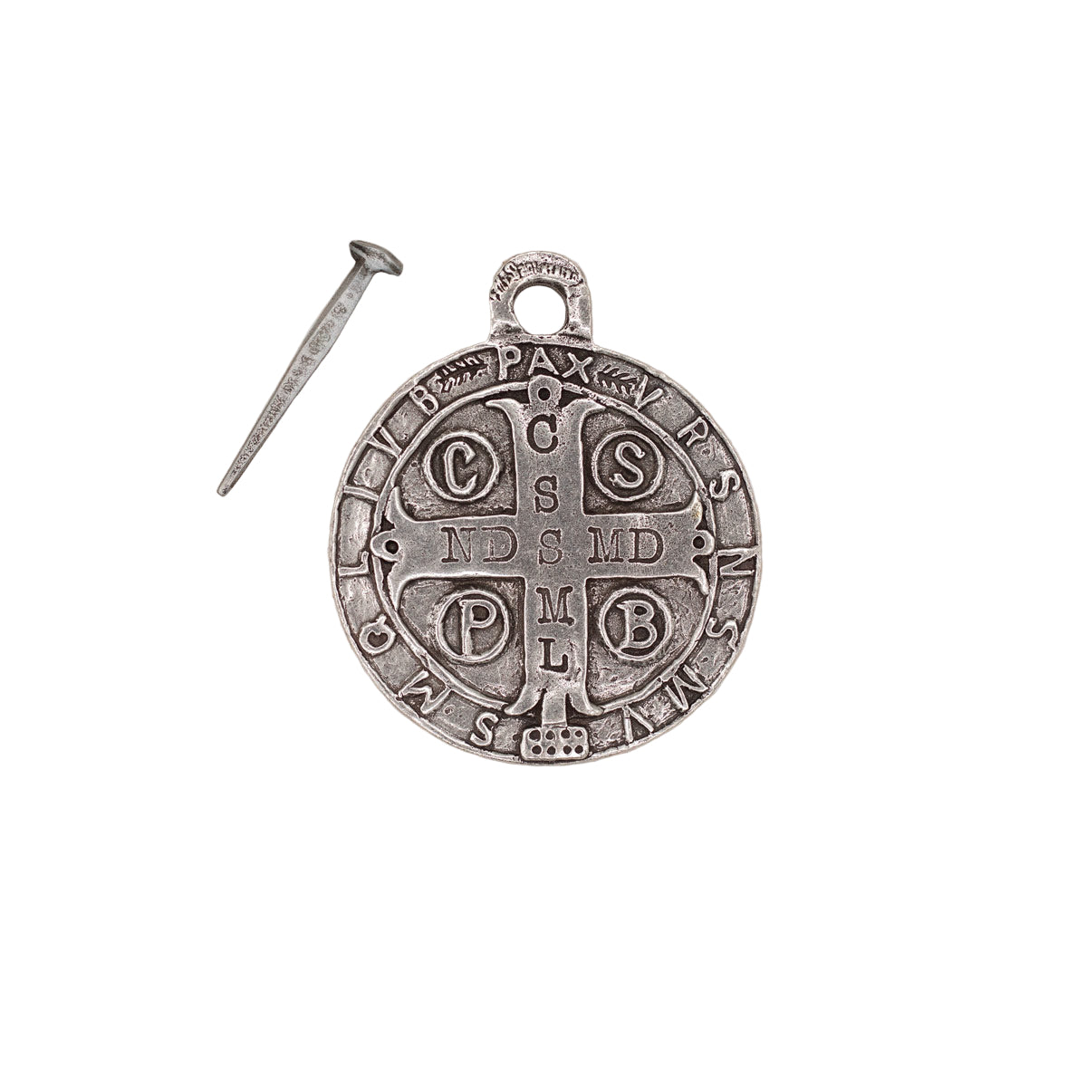 House Blessing Medallion - Saint Benedict Medal Round