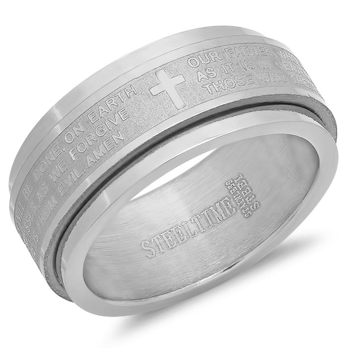 Lord's Prayer Structural Spinner Ring