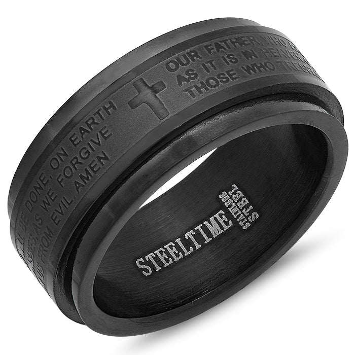 Lord's Prayer Structural Spinner Ring