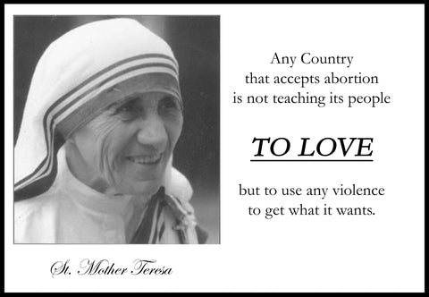 St. Mother Teresa-Love