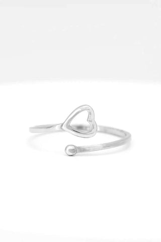 Handmade Stainless God is Love Ring