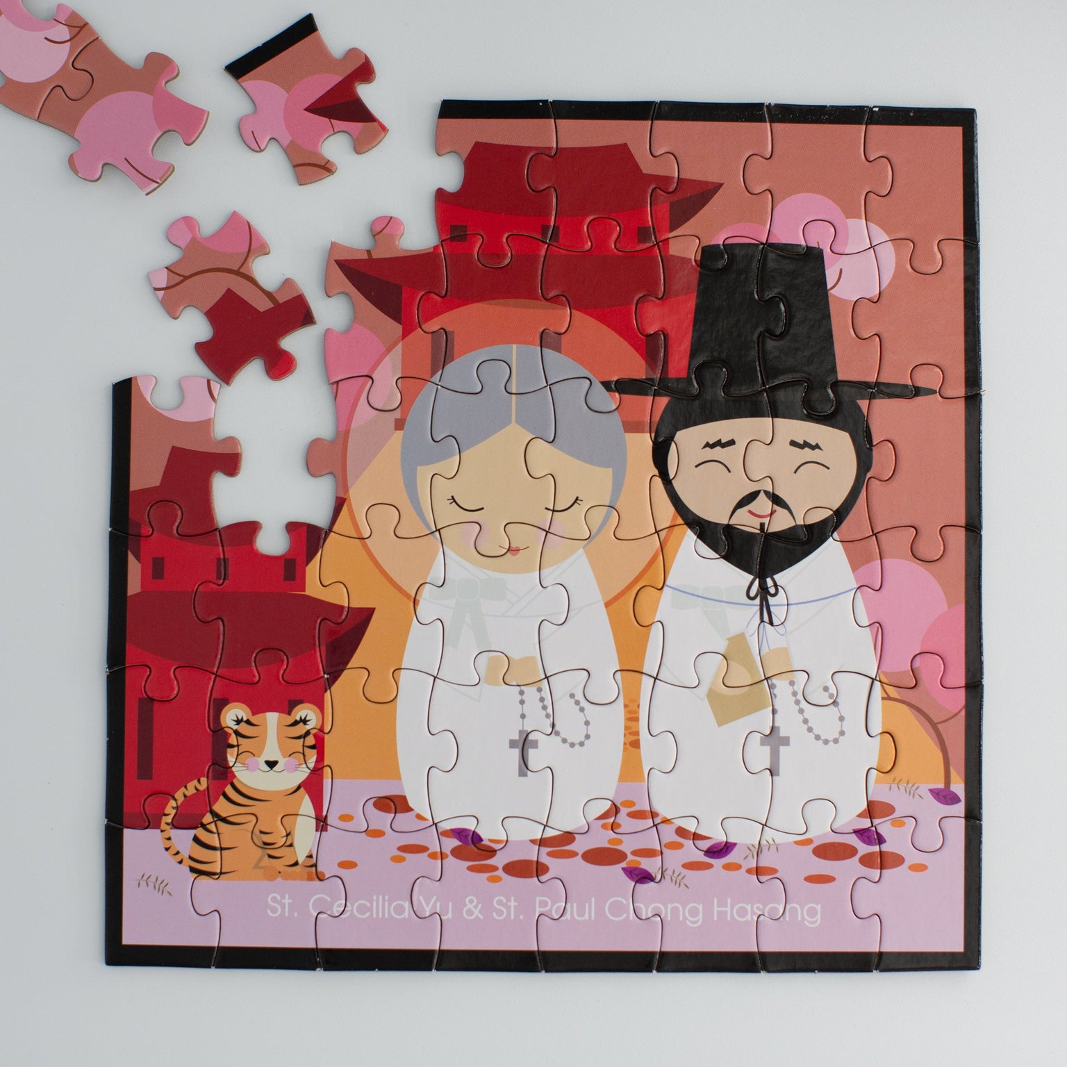 St. Cecilia Yu and St. Paul Chong Hasang Mini Puzzle