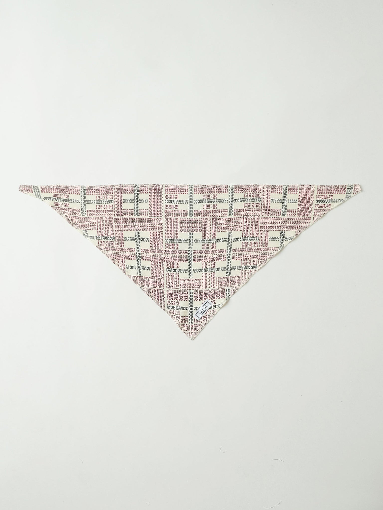 Prophecy Plaid Pet Bandana Cotton