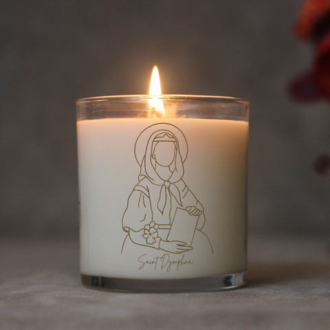 Saint Dymphna Candle