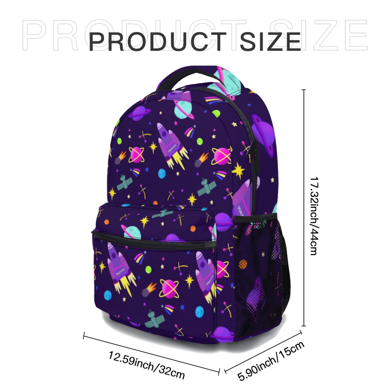 Purple Shooting Stars Backpack Bundle