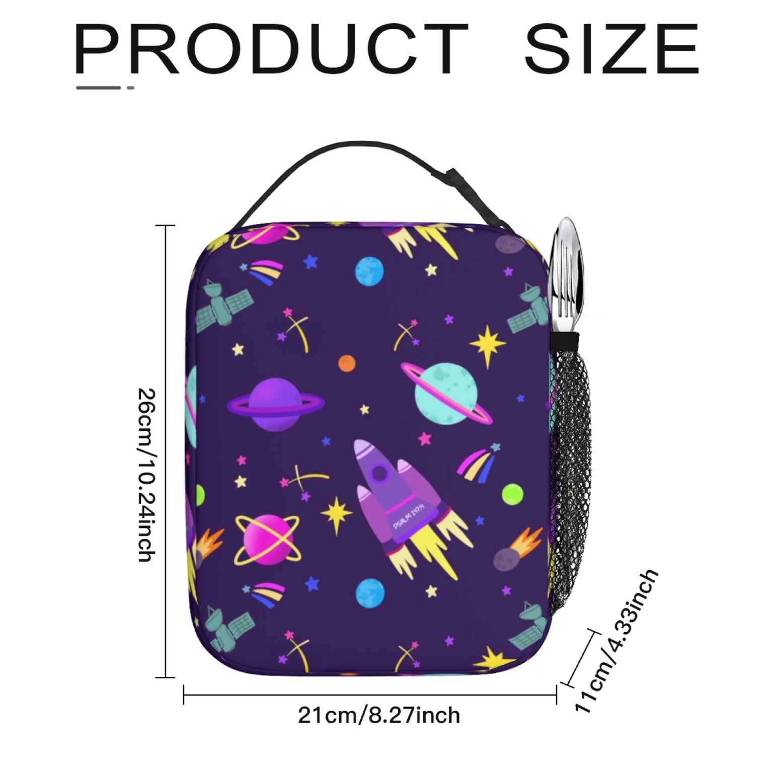 Purple Shooting Stars Backpack Bundle