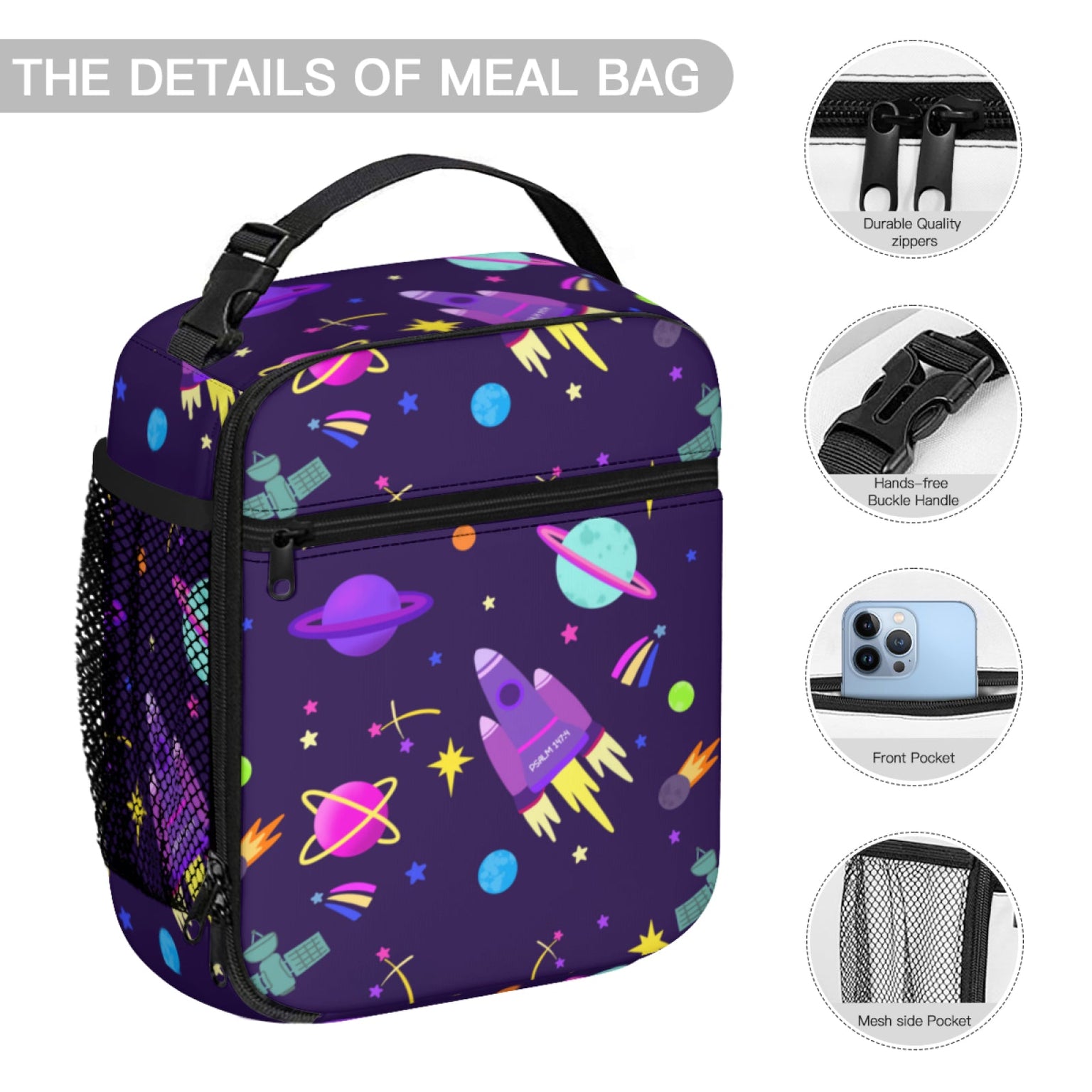 Purple Shooting Stars Backpack Bundle