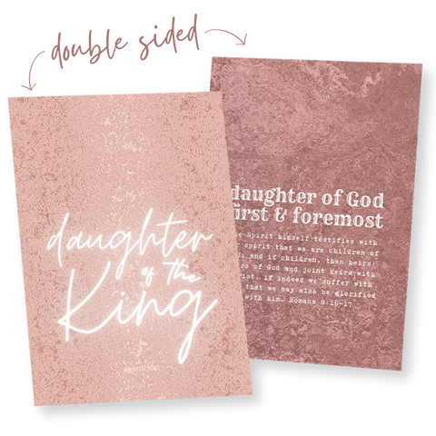 Daughter of the King Double Sided Print