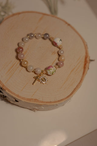 Stretch Decade Bracelet - Spiritual Bouquet