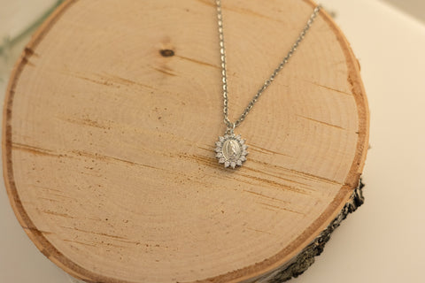 Necklace - Our Lady - Silver