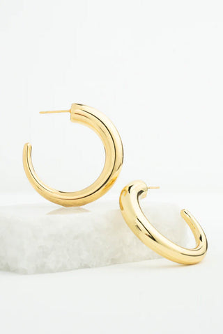 Fair-Trade Gold Eternity Earrings