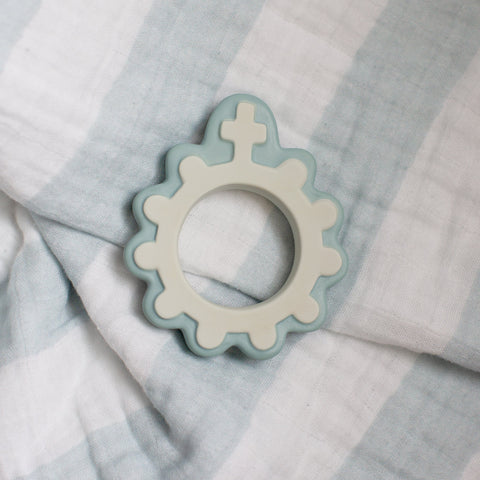 Baby's First Rosary Natural Rubber Teether
