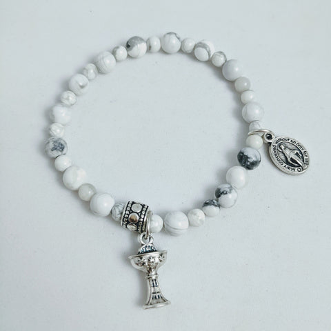 Holy Communion Rosary Bracelet