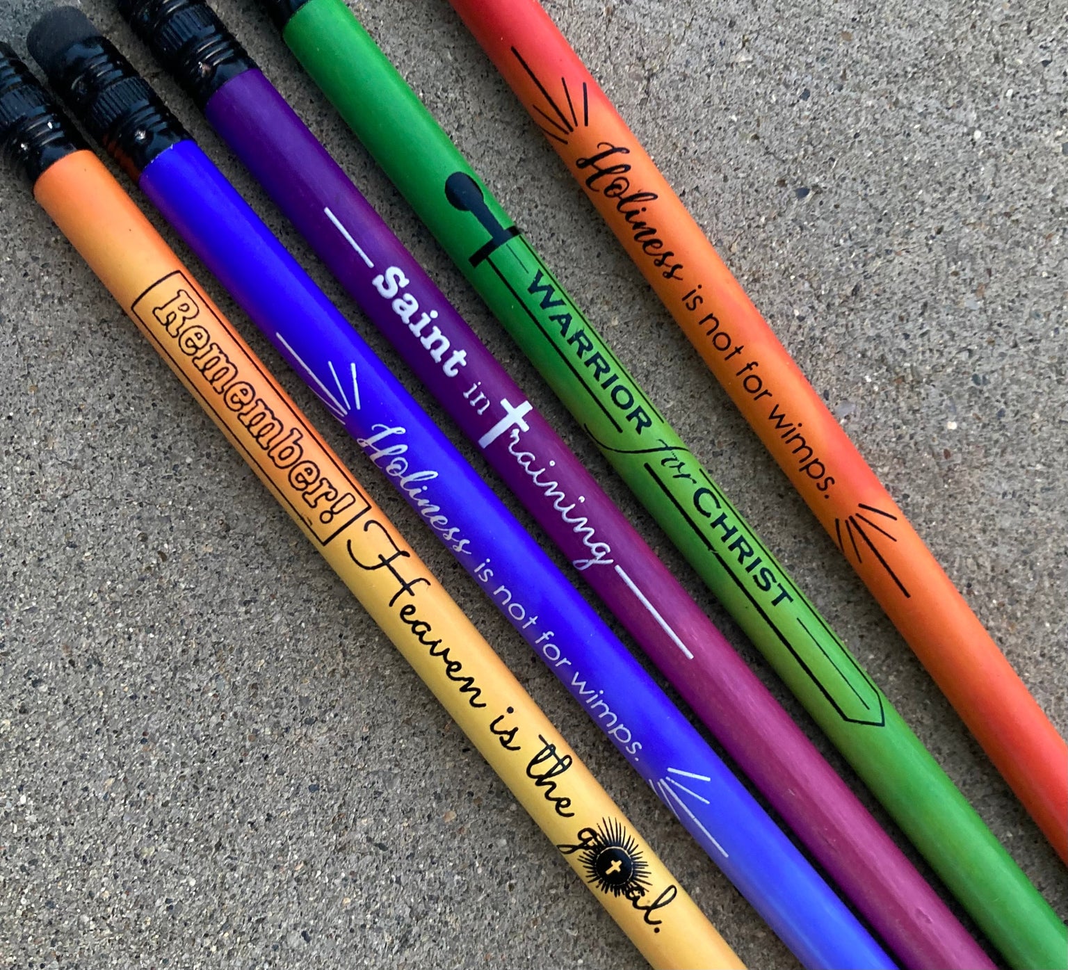 Color Changing Saintly pencils- variety pack