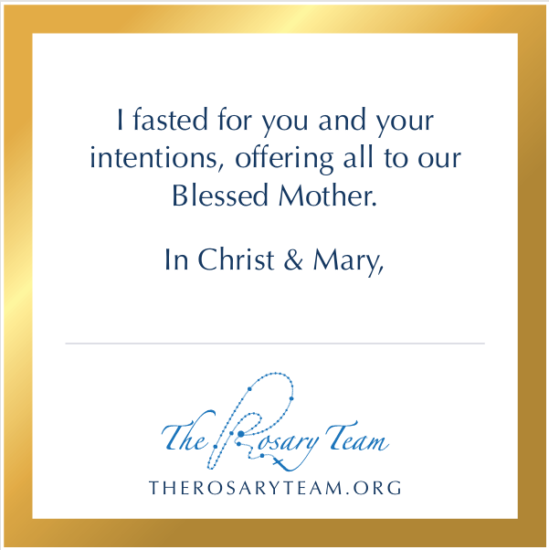 Spiritual Bouquet Prayer Cards Set of 5 with Envelopes