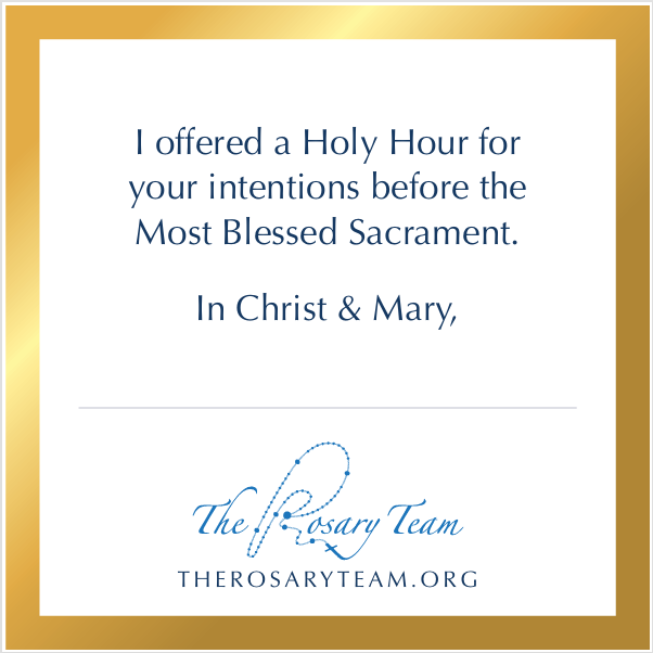 Spiritual Bouquet Prayer Cards Set of 5 with Envelopes