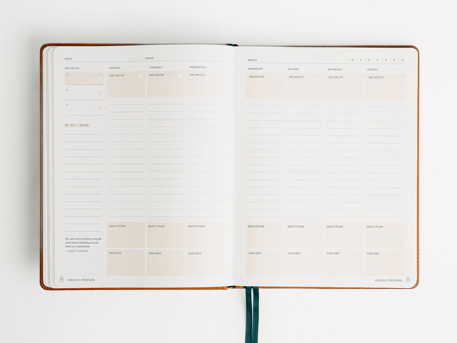 Monk Manual Weekly Planner