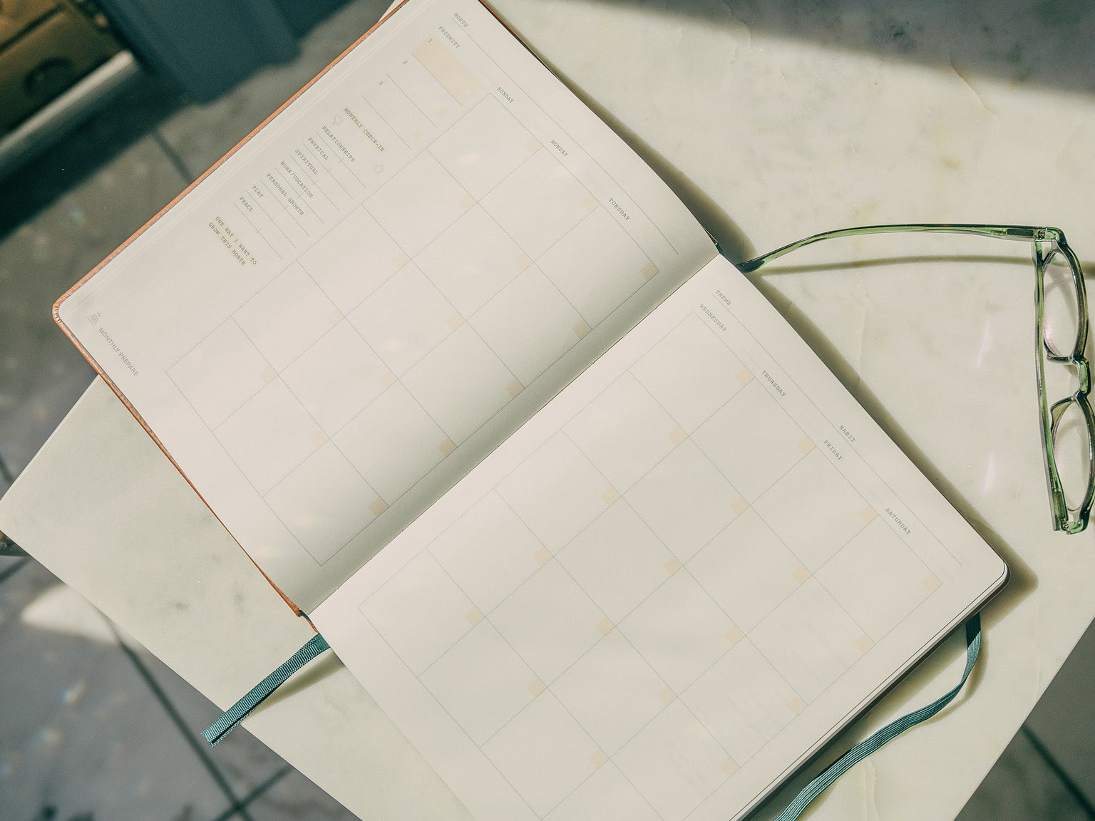 Monk Manual Weekly Planner