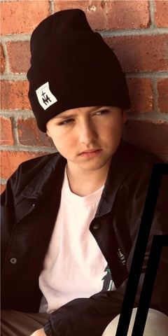 Men's Motherboards Black Beanie