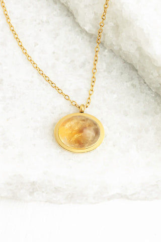 Fair-Trade Radiant Glow Citrine Necklace