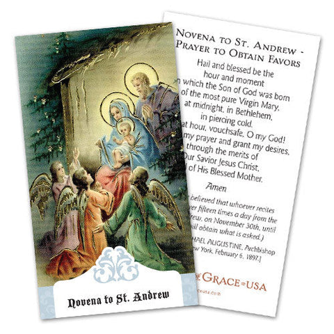 Novena to St. Andrew / Prayer to Obtain Favors Holy Card