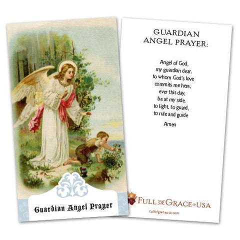 Guardian Angel Holy Cards