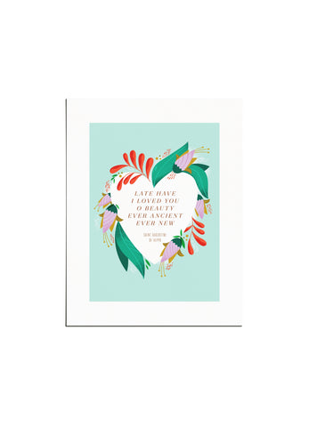 Print: Beauty Ancient + New, 11x14
