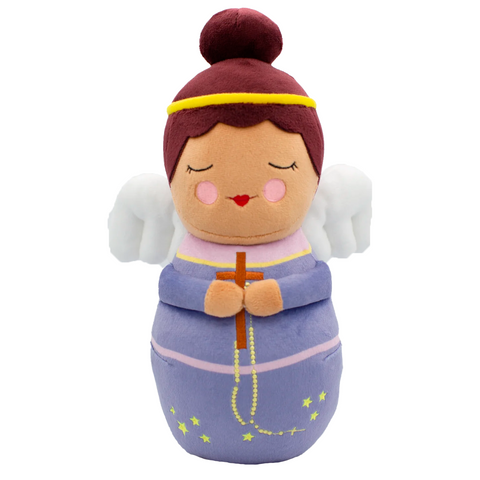 Purple Guardian Angel Plush Doll
