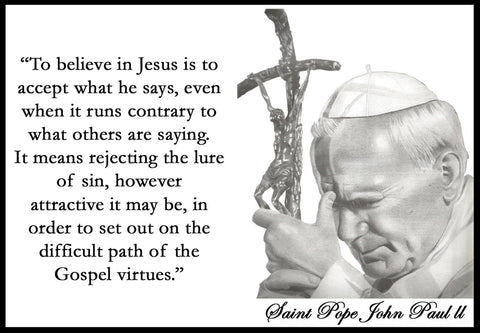 St. Pope John Paul ll-Reject sin