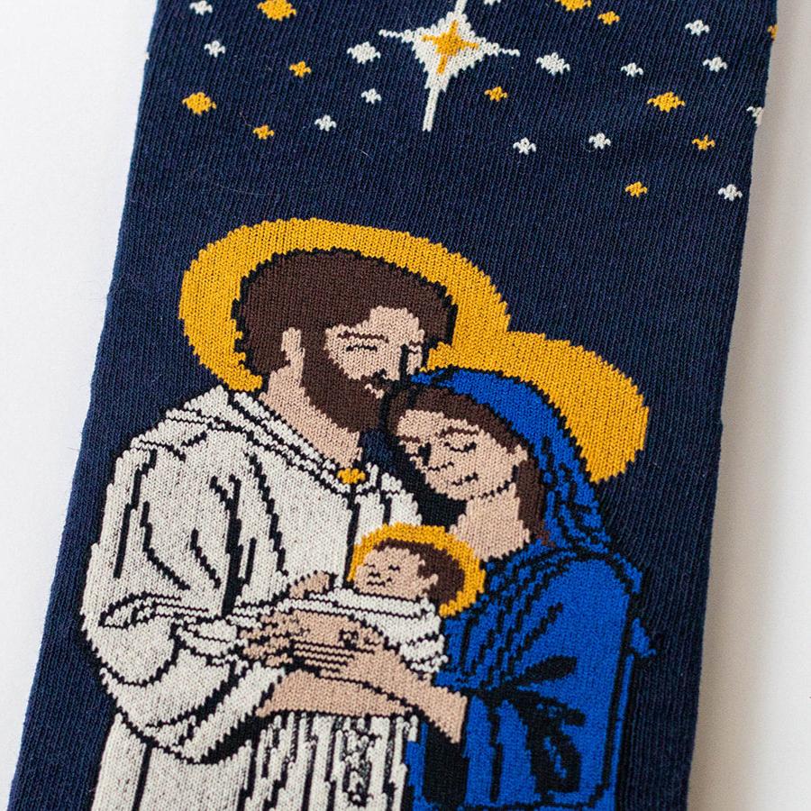 Holy Family Christmas Socks