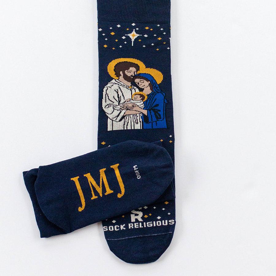 Holy Family Christmas Socks