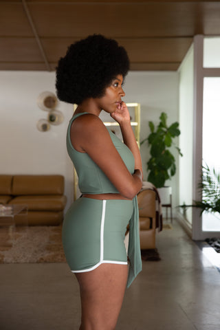 Retro Swim Boy Short