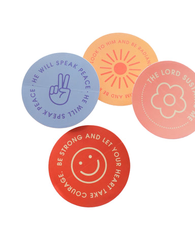 Bible Verse Stickers (4-Pack)