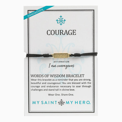 Courage - Words of Wisdom Bracelet