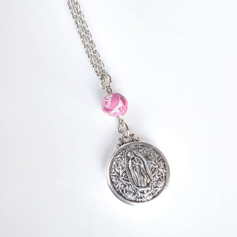 Double Sided Our Lady of Guadalupe Layering Necklace