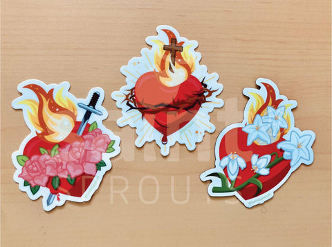 Sacred Heart Magnets / JMJ Sacred Hearts Magnets