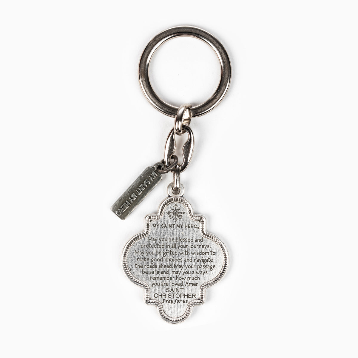 Saint Christopher Travel Protection Key Ring