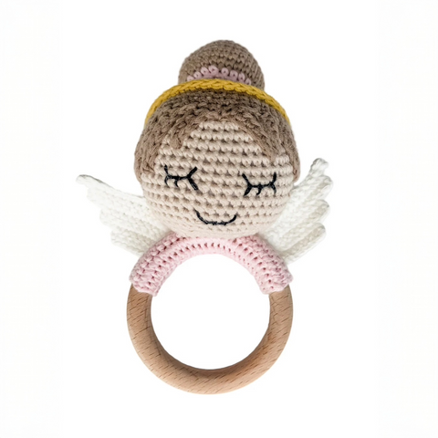 Guardian Angel Rattle (Girl)