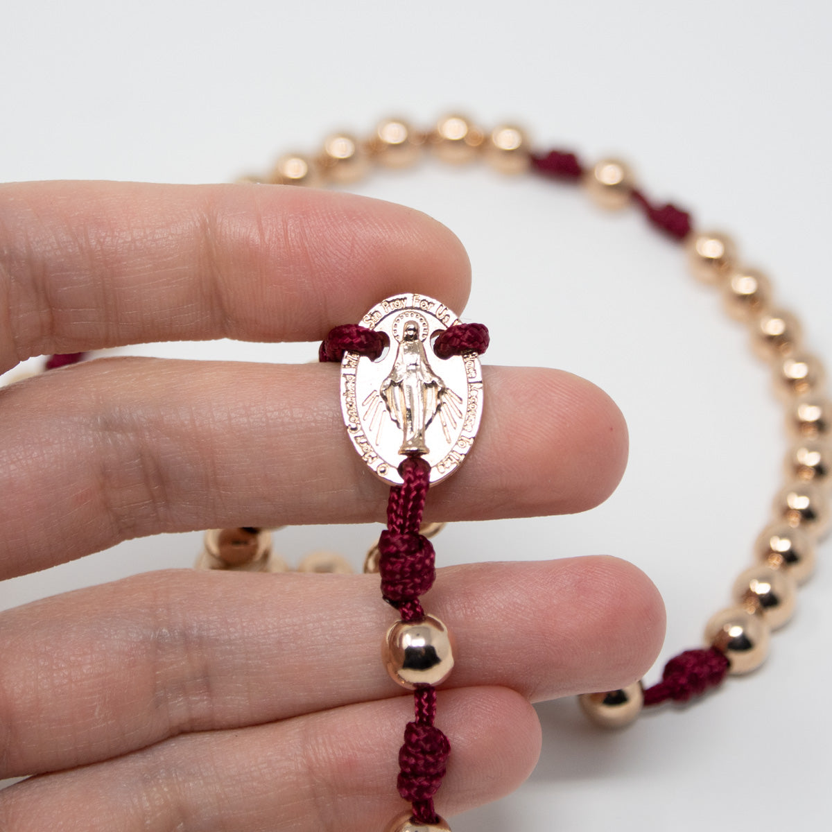 Lifetime Rosaries, Deliverance Cross Rosary, Rose Gold