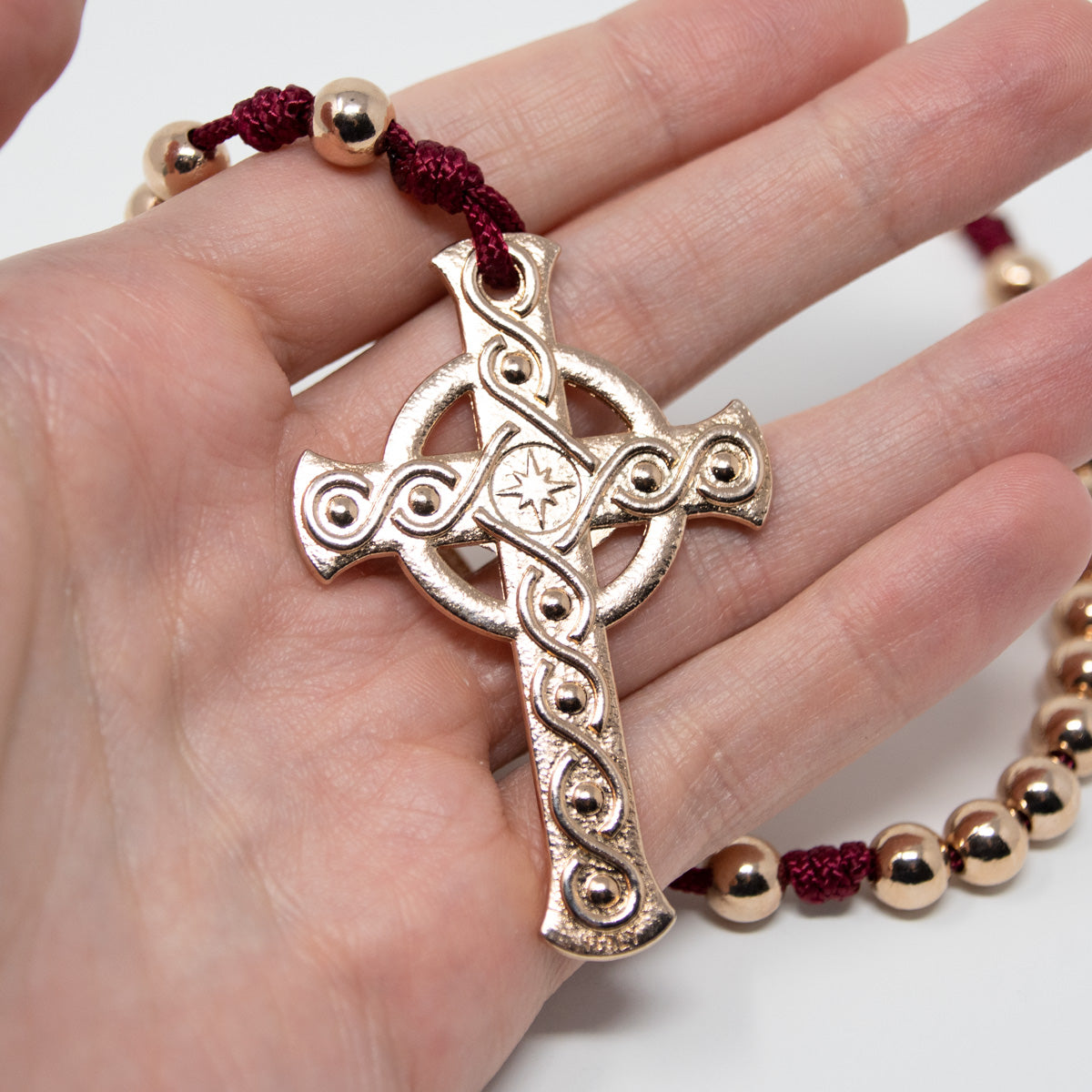 Lifetime Rosaries, Deliverance Cross Rosary, Rose Gold