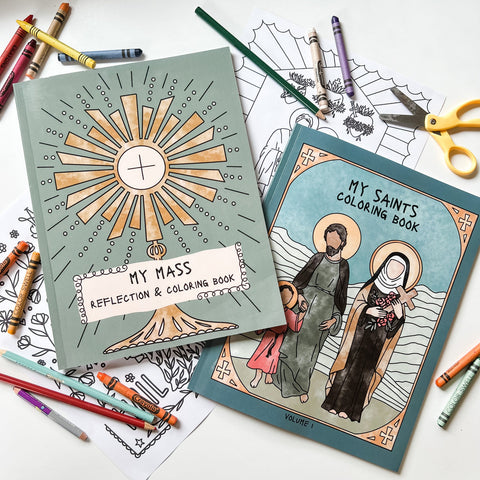 Catholic Coloring Mass Book